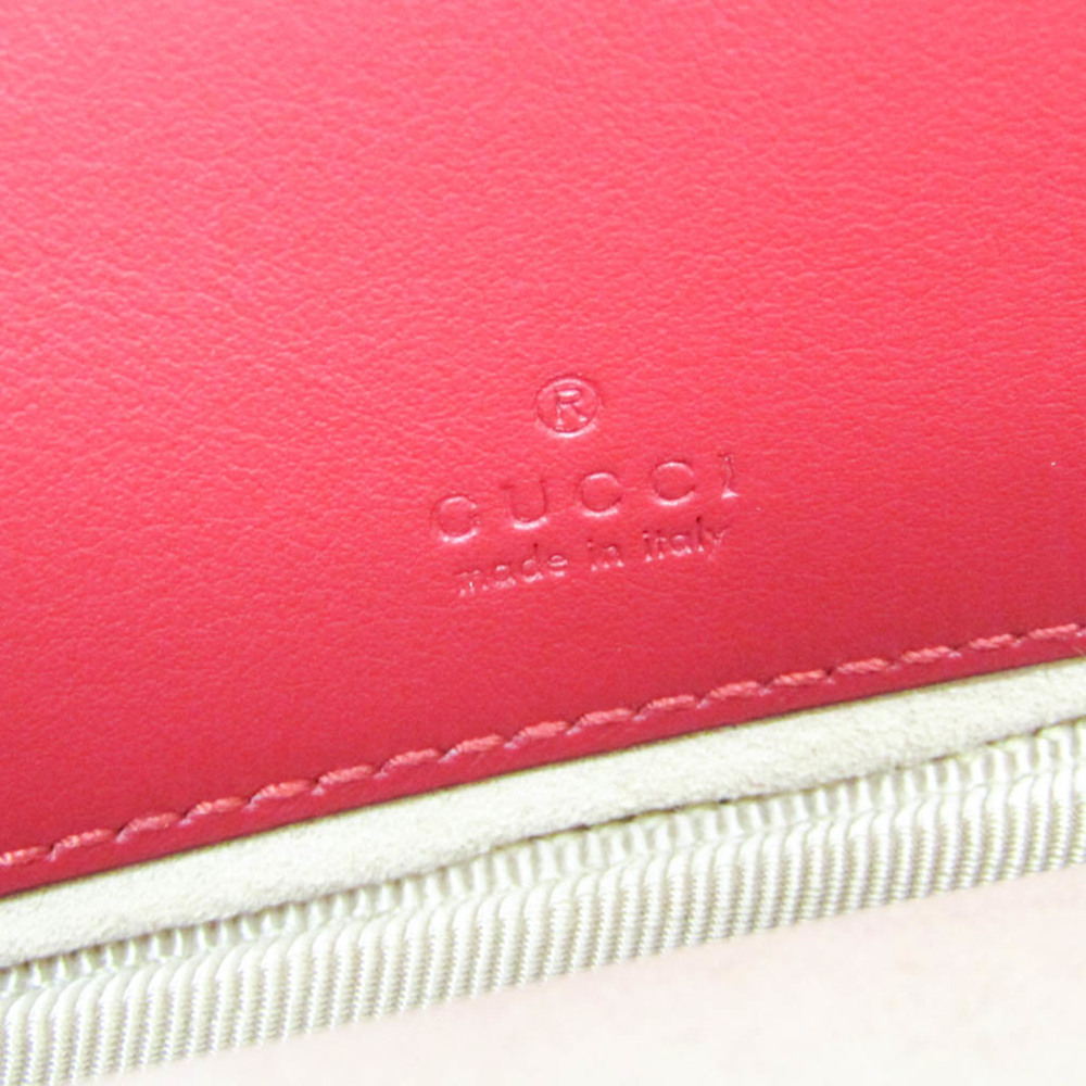 GUCCI Authentic Red Leather GG Marmont Shoulder Bag - Picture 11 of 12